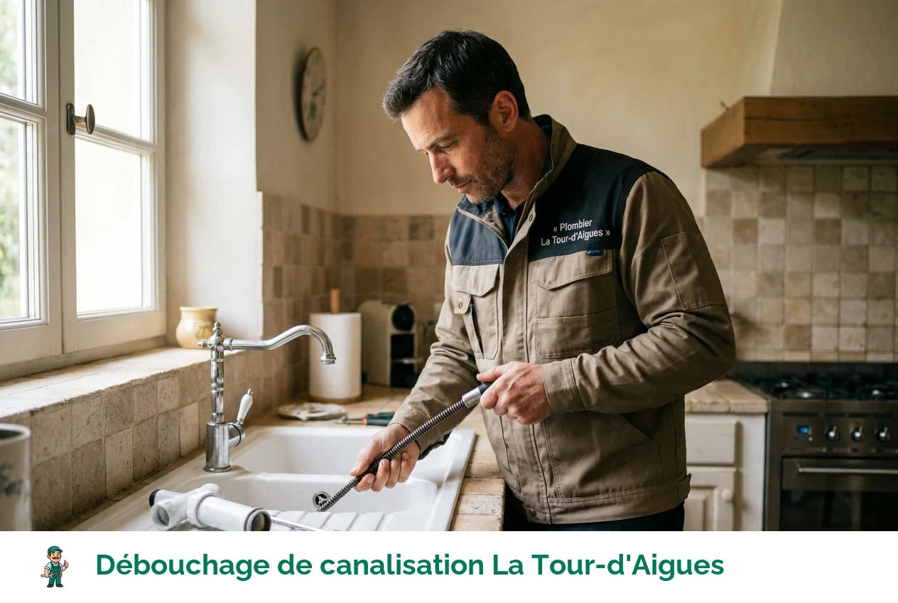 Débouchage de canalisation à La Tour-d'Aigues