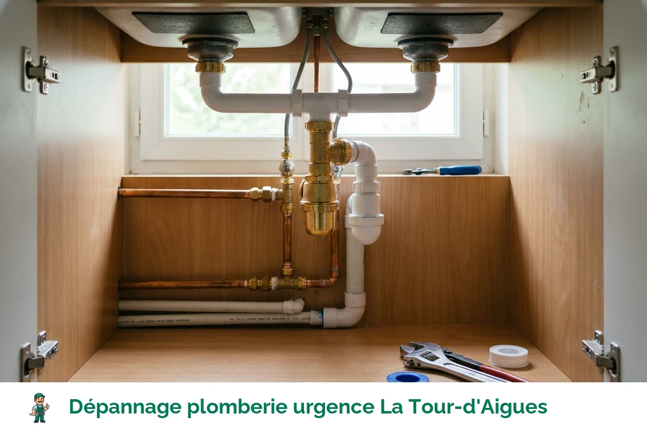Dépannage plomberie urgence à La Tour-d'Aigues