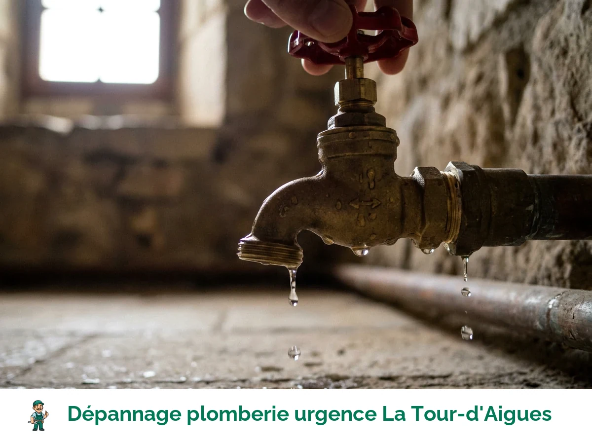 Dépannage plomberie urgence à La Tour-d'Aigues