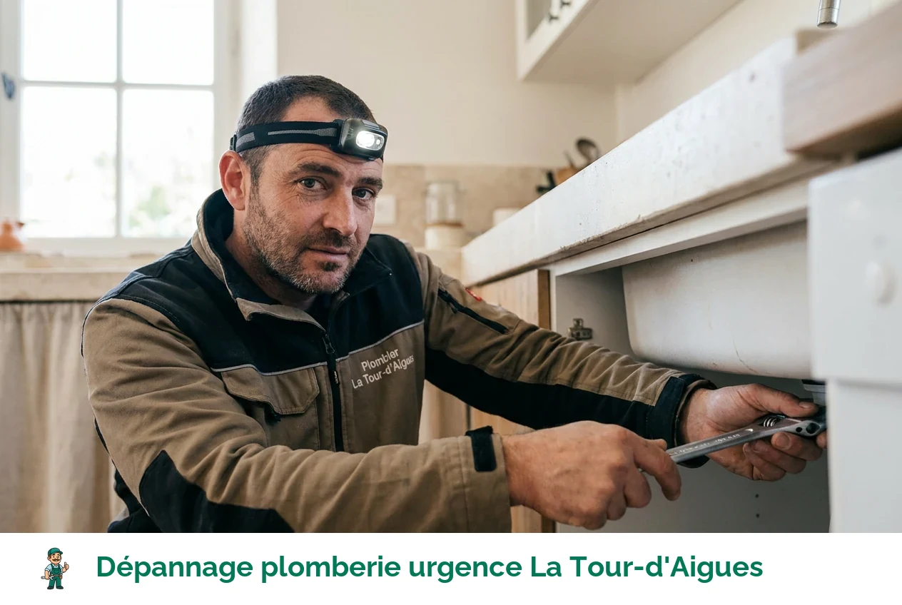 Dépannage plomberie urgence à La Tour-d'Aigues