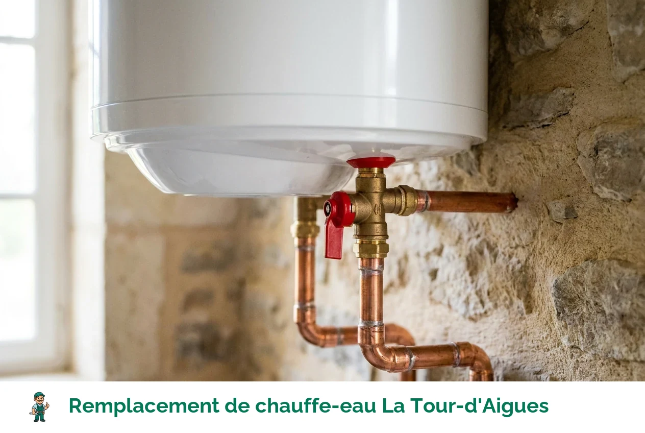 Remplacement de chauffe-eau à La Tour-d'Aigues