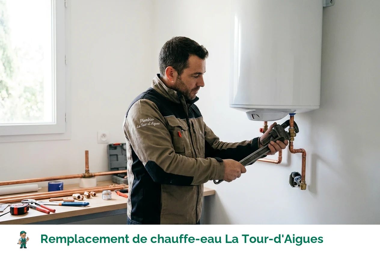 Remplacement de chauffe-eau à La Tour-d'Aigues