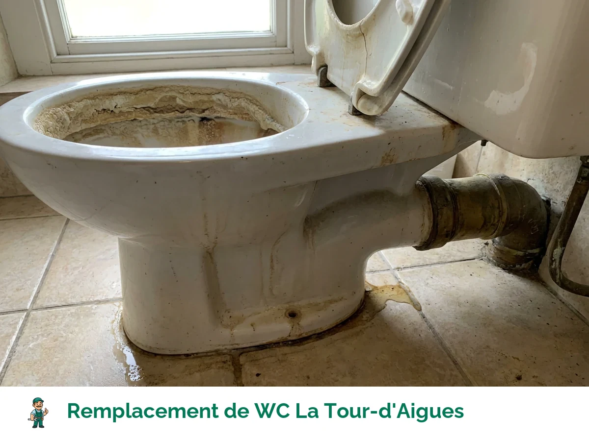 Remplacement de WC à La Tour-d'Aigues