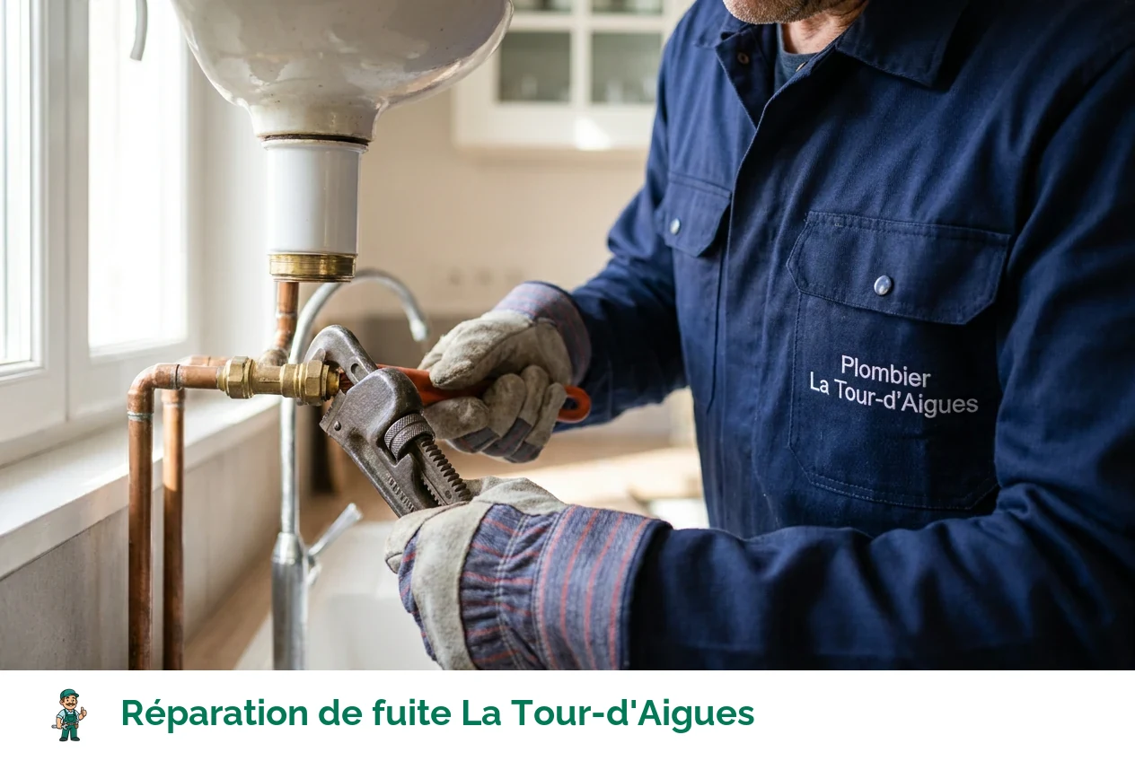 Réparation de fuite à La Tour-d'Aigues